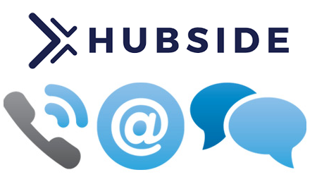Joindre le service client Hubside par téléphone, mail et chat en ligne.