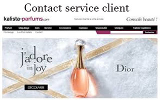 Contact service client Calista Parfums