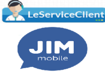 Canaux de communication du service client Jim mobile
