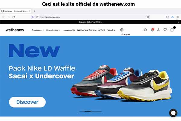 Site web de Wethenew