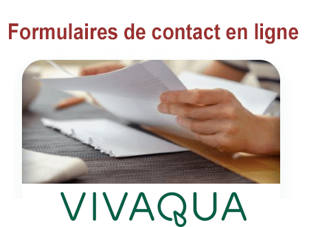 Joindre le service client Vivaqua via les formulaires de contact en ligne
