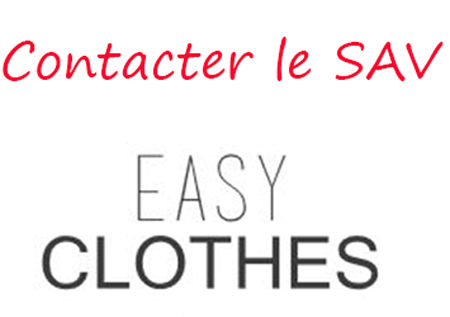 Coordonnées de contact SAV Easy Clothes