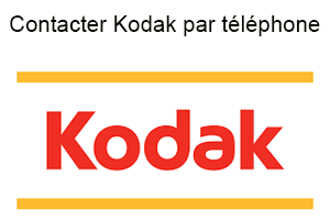 Contacter Kodak par téléphone