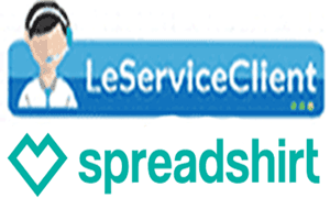 Moyens de contact du service client Spreadshirt