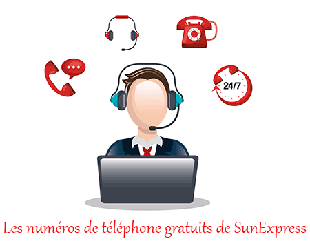 Numéro de téléphone gratuit de SunExpress