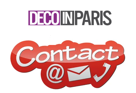 Les coordonnées de contact pour joindre le service client Deco In Paris par téléphone, mail et adresse