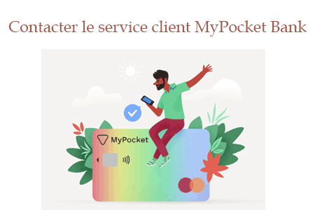 Canaux de communication du service client MyPocket Bank
