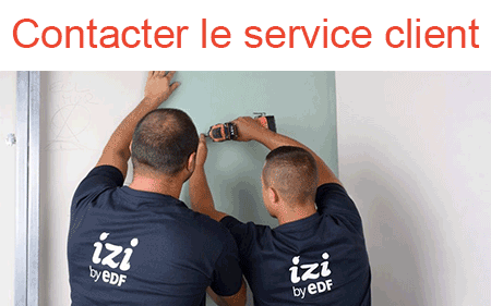 Entrer en contact avec le service client IZI by EDF