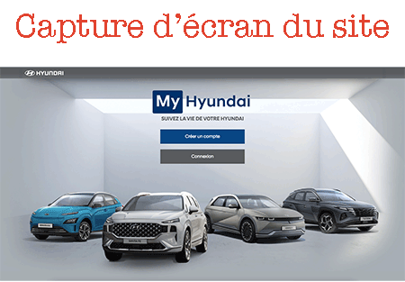 Contacter le service client Hyundai depuis mon compte myHyundai