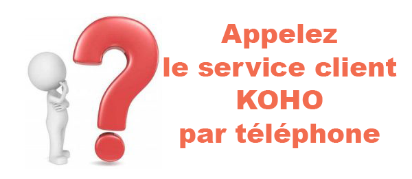 Joindre le service client KOHO par téléphone