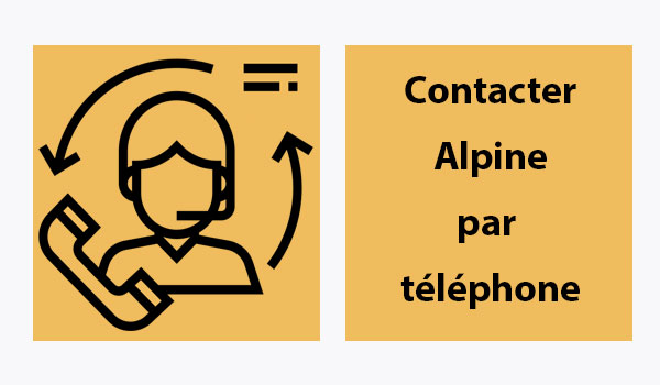 Contacter le service client Alpine par téléphone