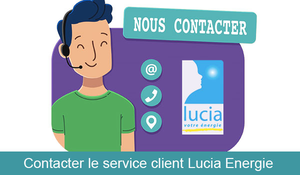 Entrer en contact avec le service client Lucia Energie
