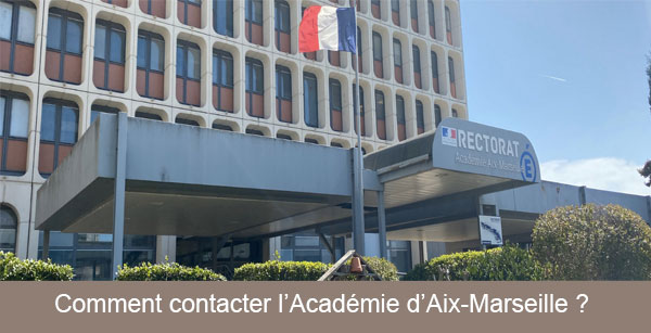 Entrer en contact avec les agents de l'Académie d'Aix-Marseille 