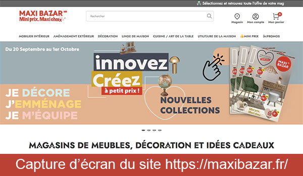 Joindre le support client Maxi Bazar en ligne