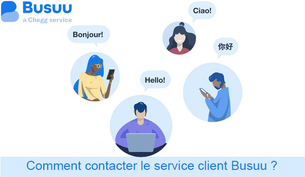 Entrer en contact avec le service client Busuu