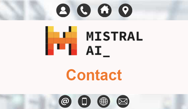 Comment contacter Mistral AI ?